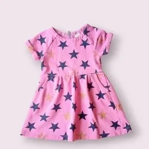 Gymboree | Dresses | Gymboree Pink Star Girls Dress Size 4 | Poshmark